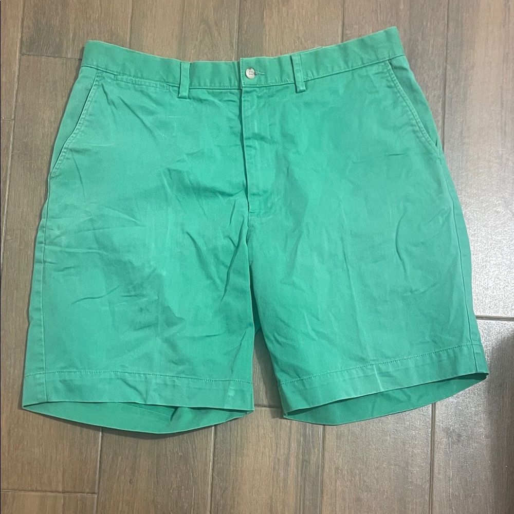 Polo Ralph Lauren Green Men's Flat Front Shorts